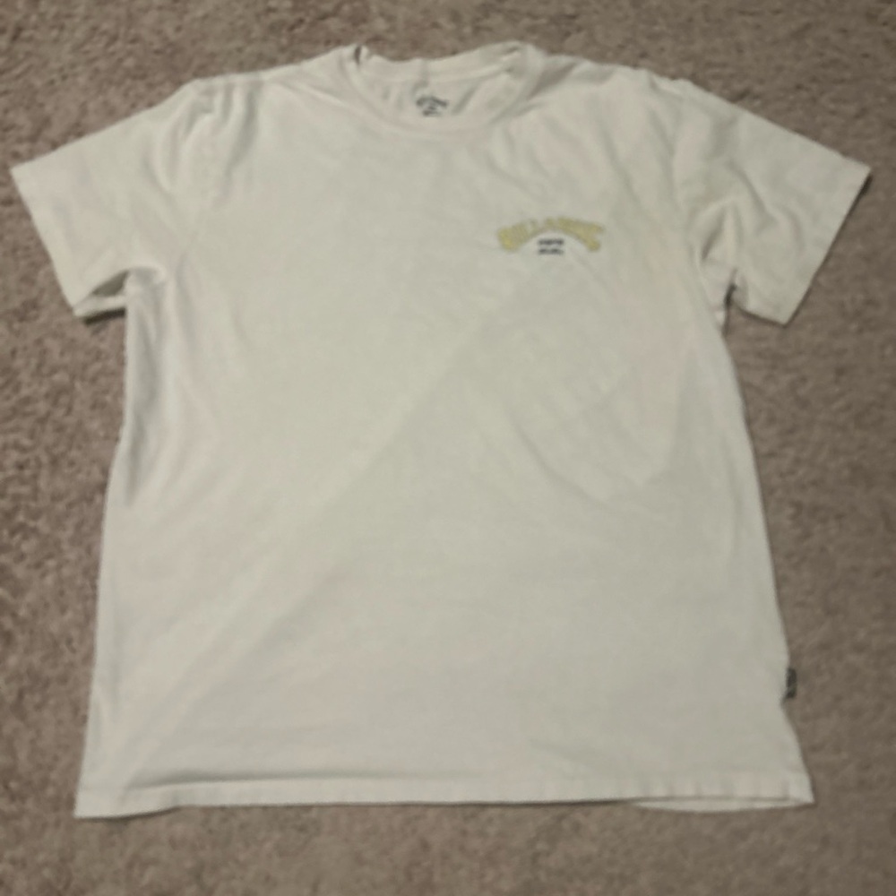 Billabong White Short-Sleeve Graphic Tee